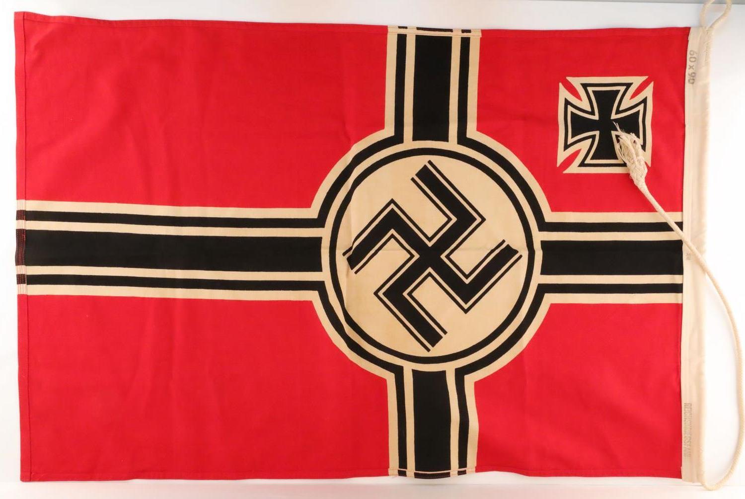 WWII GERMAN THIRD REICH KRIEGSMARINE FLAG 24 X 36