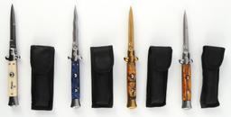 4 AKC ITALIAN SWITCHBLADE LOT NEW
