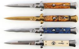 4 AKC ITALIAN SWITCHBLADE LOT NEW