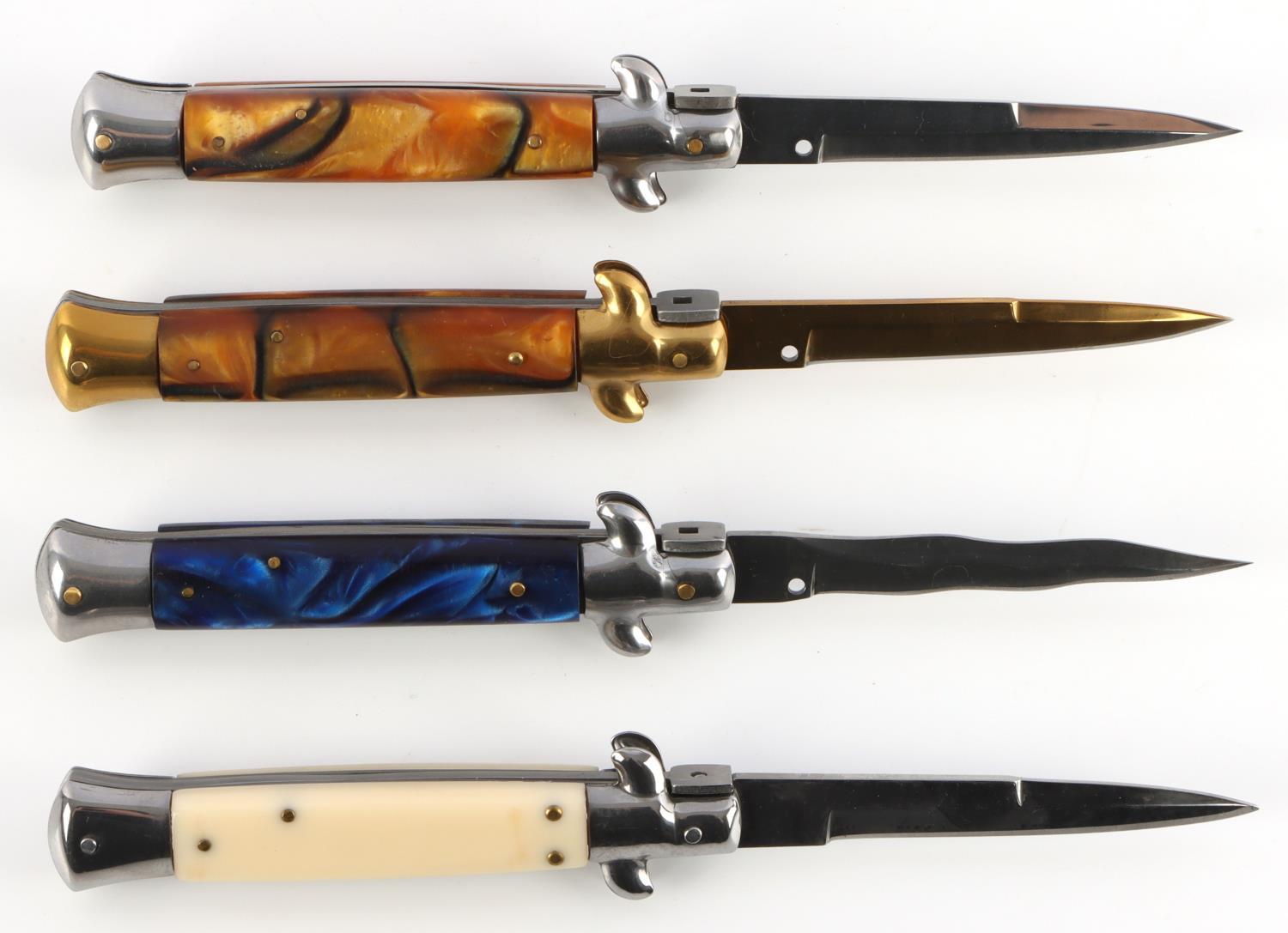 4 AKC ITALIAN SWITCHBLADE LOT NEW