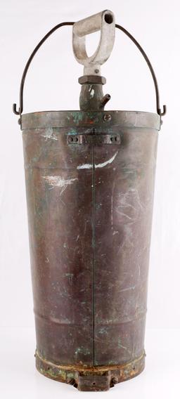LOFSTRAND COPPER BRASS ARMY CORP FIRE EXTINGUISHER