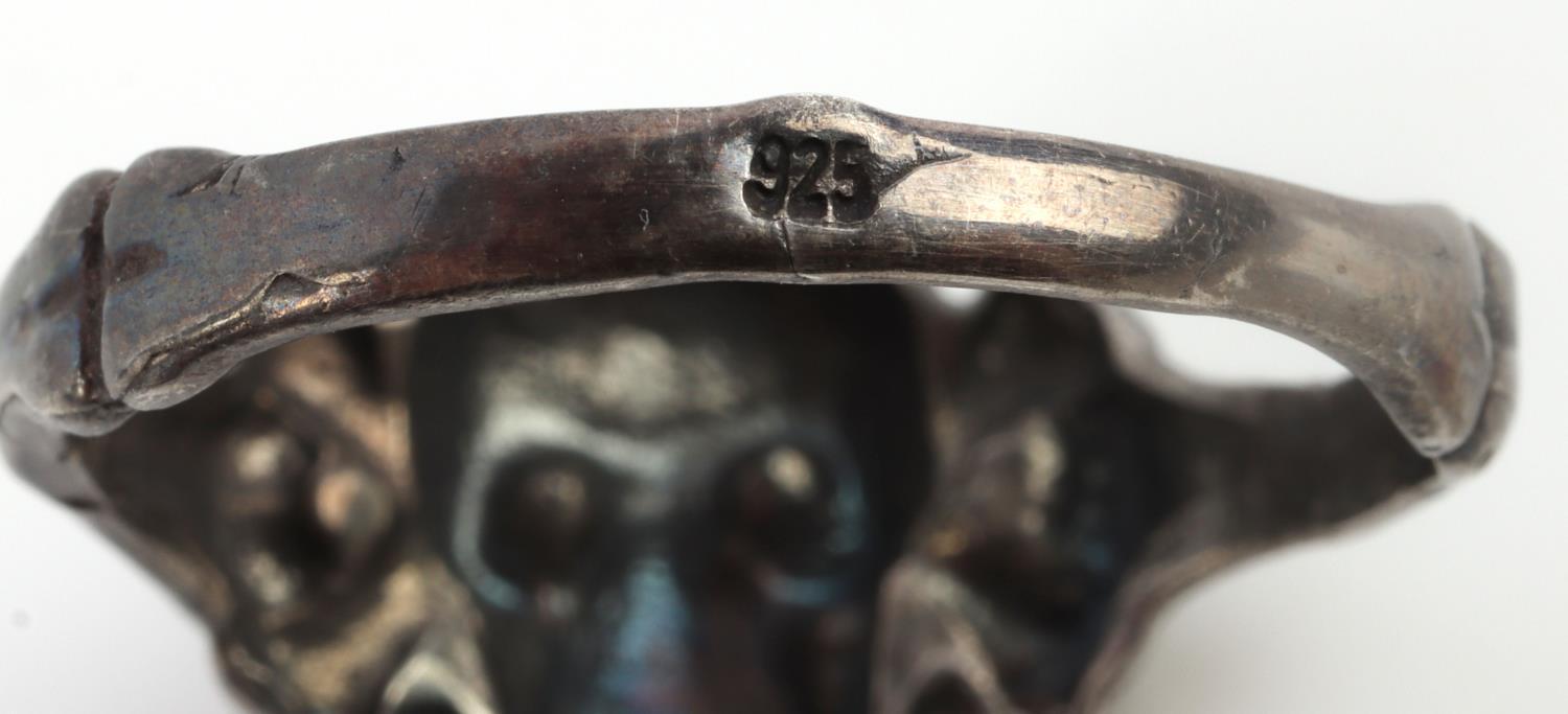4 WWII GERMAN RIECH SS SILVER RING & FIELD LIGHTER
