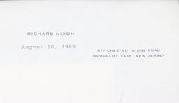 RICHARD NIXON SIGNED LETTER TO JOHN KOEHLER