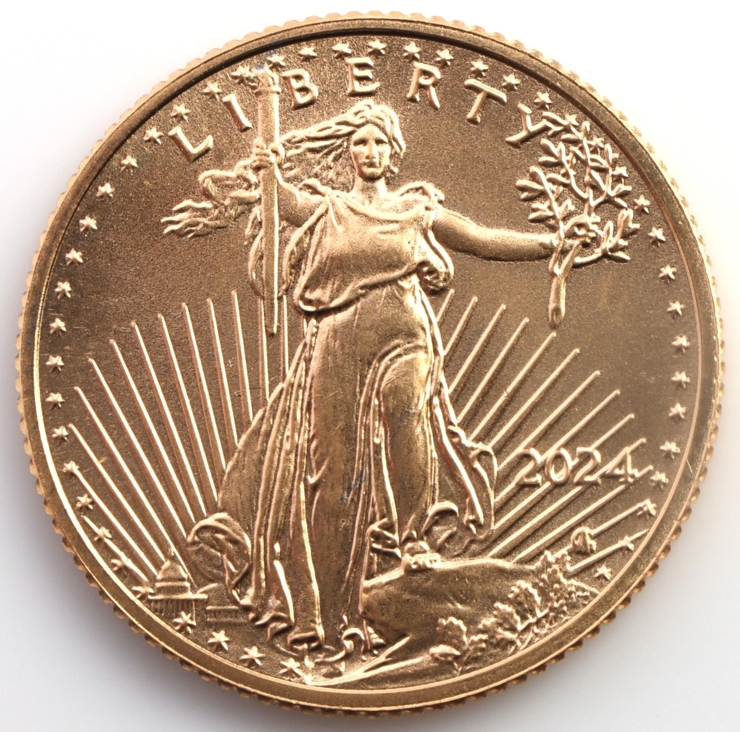 1/10TH OZ GOLD AMERICAN EAGLE COIN