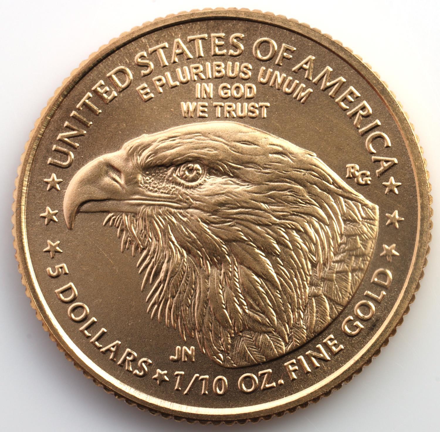 1/10TH OZ GOLD AMERICAN EAGLE COIN