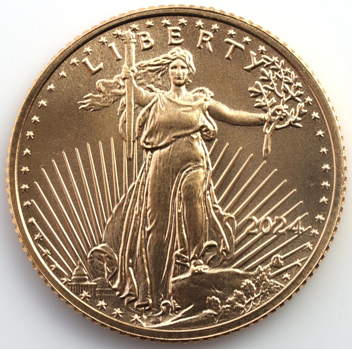 1/10TH OZ GOLD AMERICAN EAGLE COIN