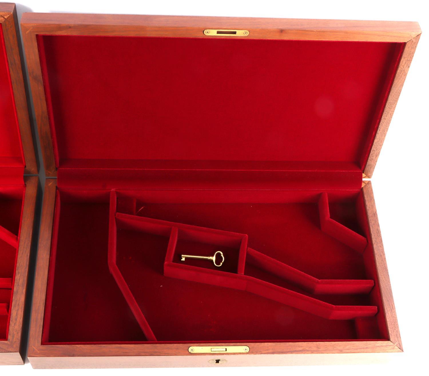 2 WOODEN COLT DUAL REVOLVER PRESENTATION BOX LOT