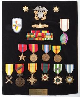 LCDR VIETNAM WAR US NAVY NAMED MEDALS ARCHIVE