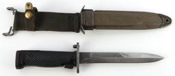 US ARMY M5A1 M1 GARAND BAYONET M8A1 SCABBARD