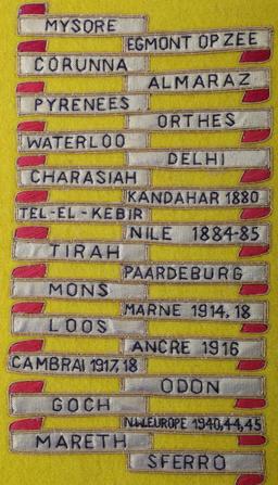 UNITED KINGDOM GORDON HIGHLANDERS REGIMENT FLAG