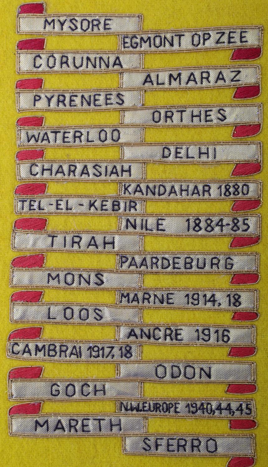 UNITED KINGDOM GORDON HIGHLANDERS REGIMENT FLAG