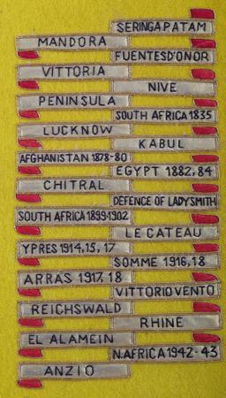 UNITED KINGDOM GORDON HIGHLANDERS REGIMENT FLAG