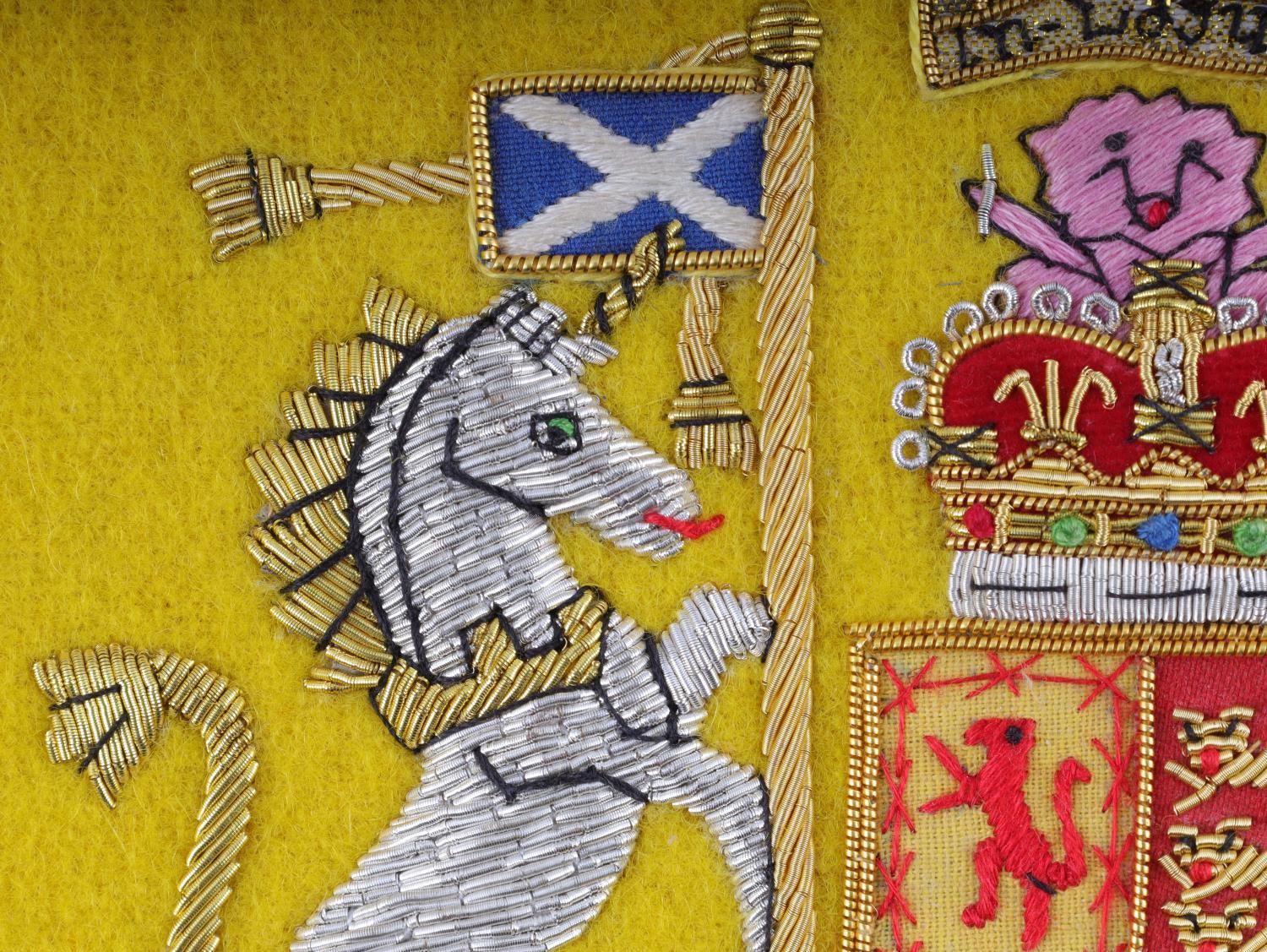 UNITED KINGDOM GORDON HIGHLANDERS REGIMENT FLAG