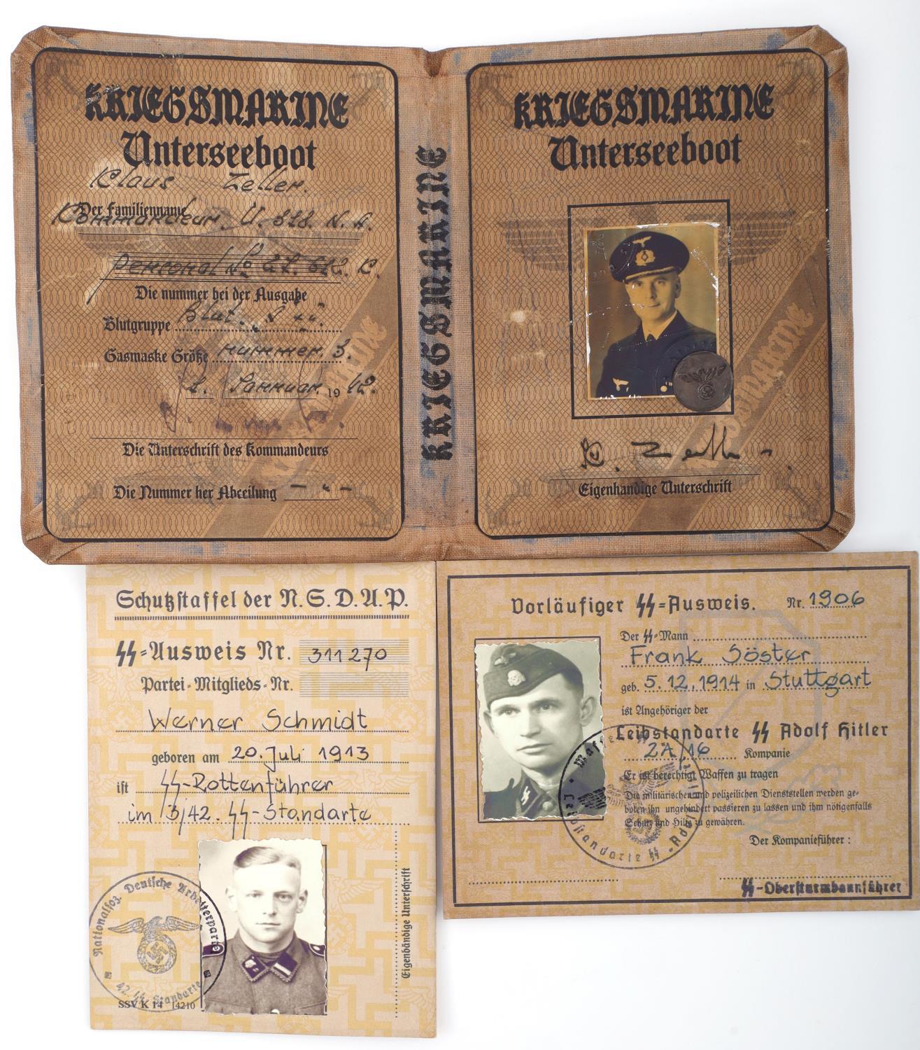 WWII KRIEGSMARINE SS AUSWEIS VARIETY OF STICK PINS
