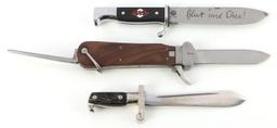 WWII GERMAN THIRD REICH KNIFE LOT OF 3