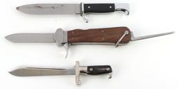 WWII GERMAN THIRD REICH KNIFE LOT OF 3