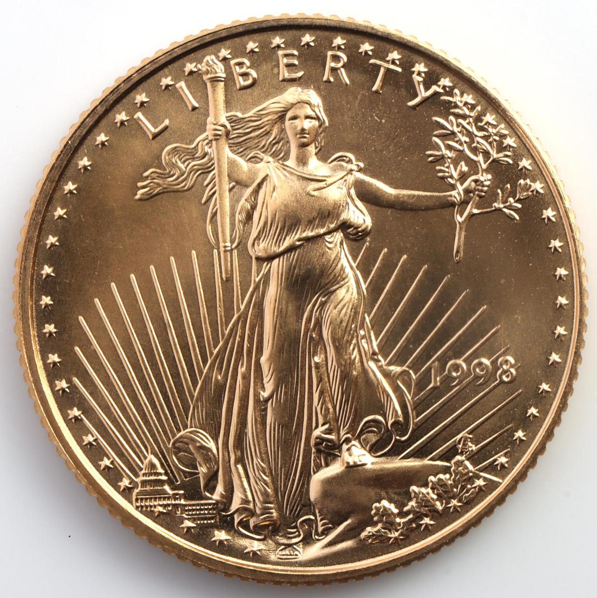 1998 1/4 AMERICAN GOLD EAGLE GOLD COIN