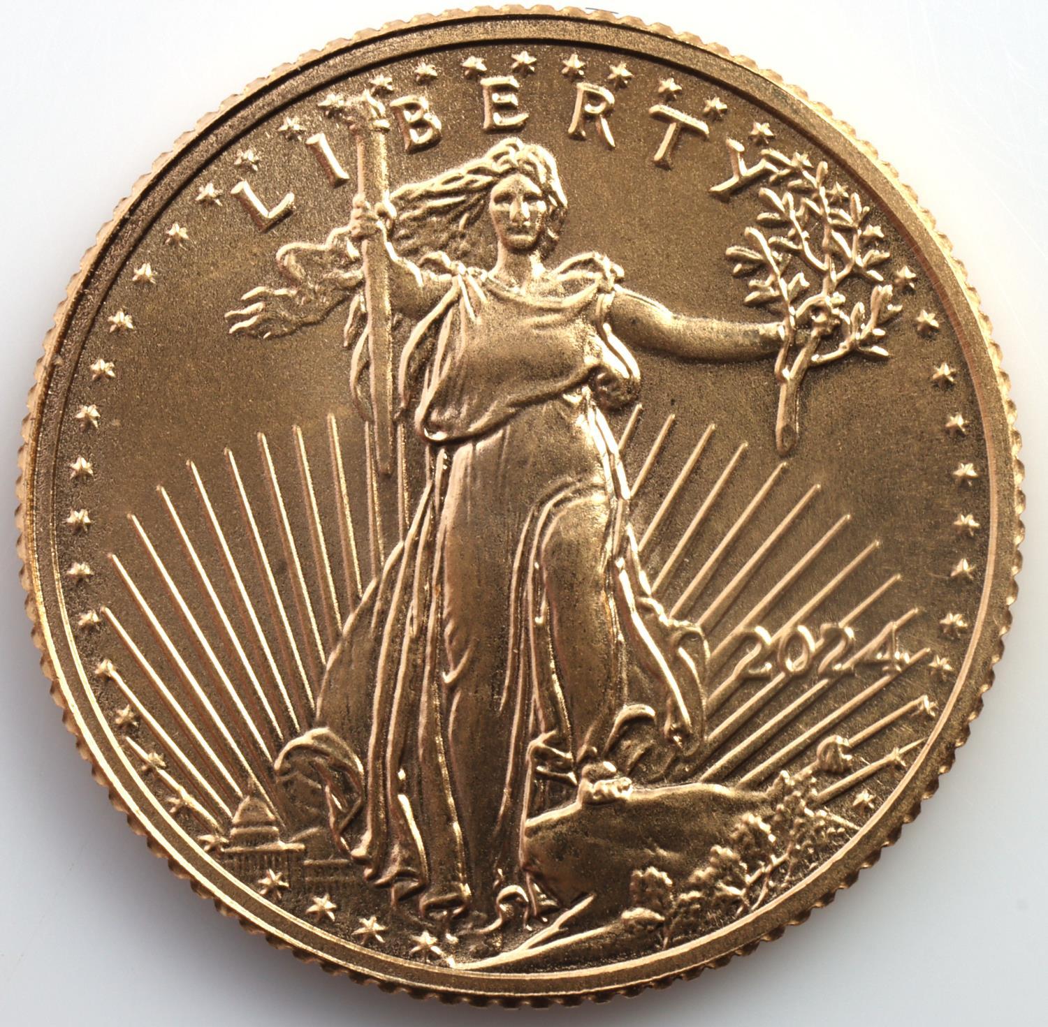 2024 1/10TH OZ GOLD AMERICAN EAGLE COIN