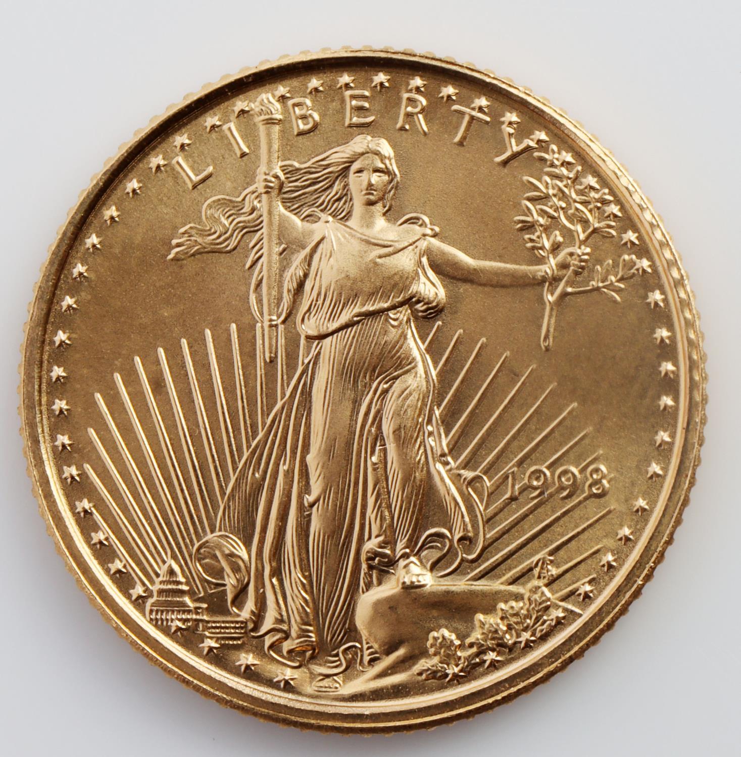 1/10TH AMERICAN GOLD EAGLE GOLD COIN