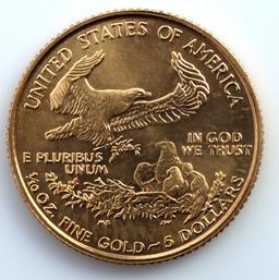 1/10TH AMERICAN GOLD EAGLE GOLD COIN