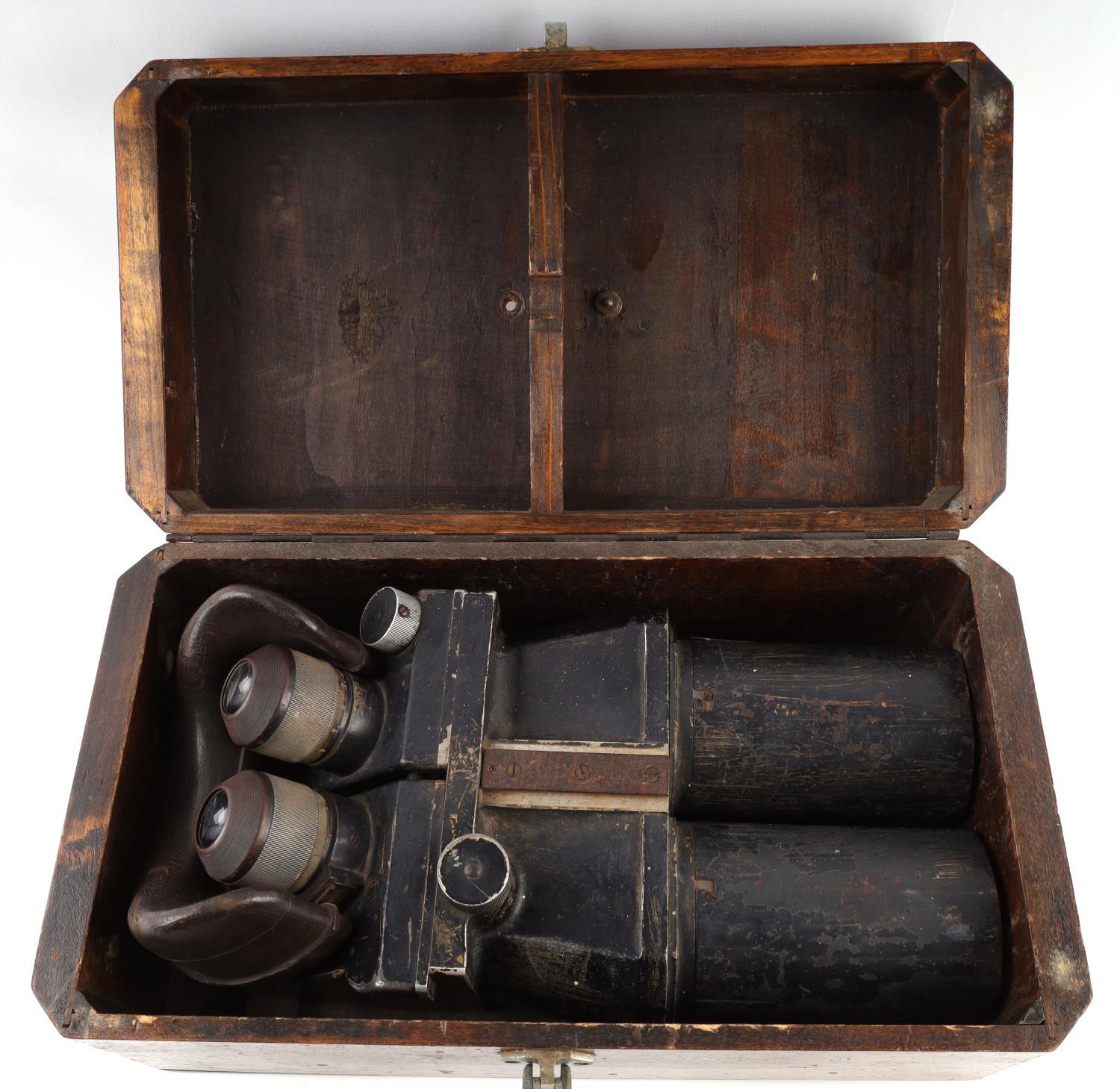 WWII GERMAN BIG EYE 10 X 80 BINOCULARS BEH OX