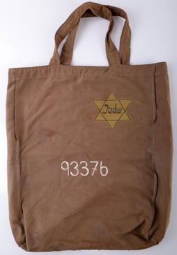 HOLOCAUST SURVIVOR STAR OF DAVID JEWISH BAG