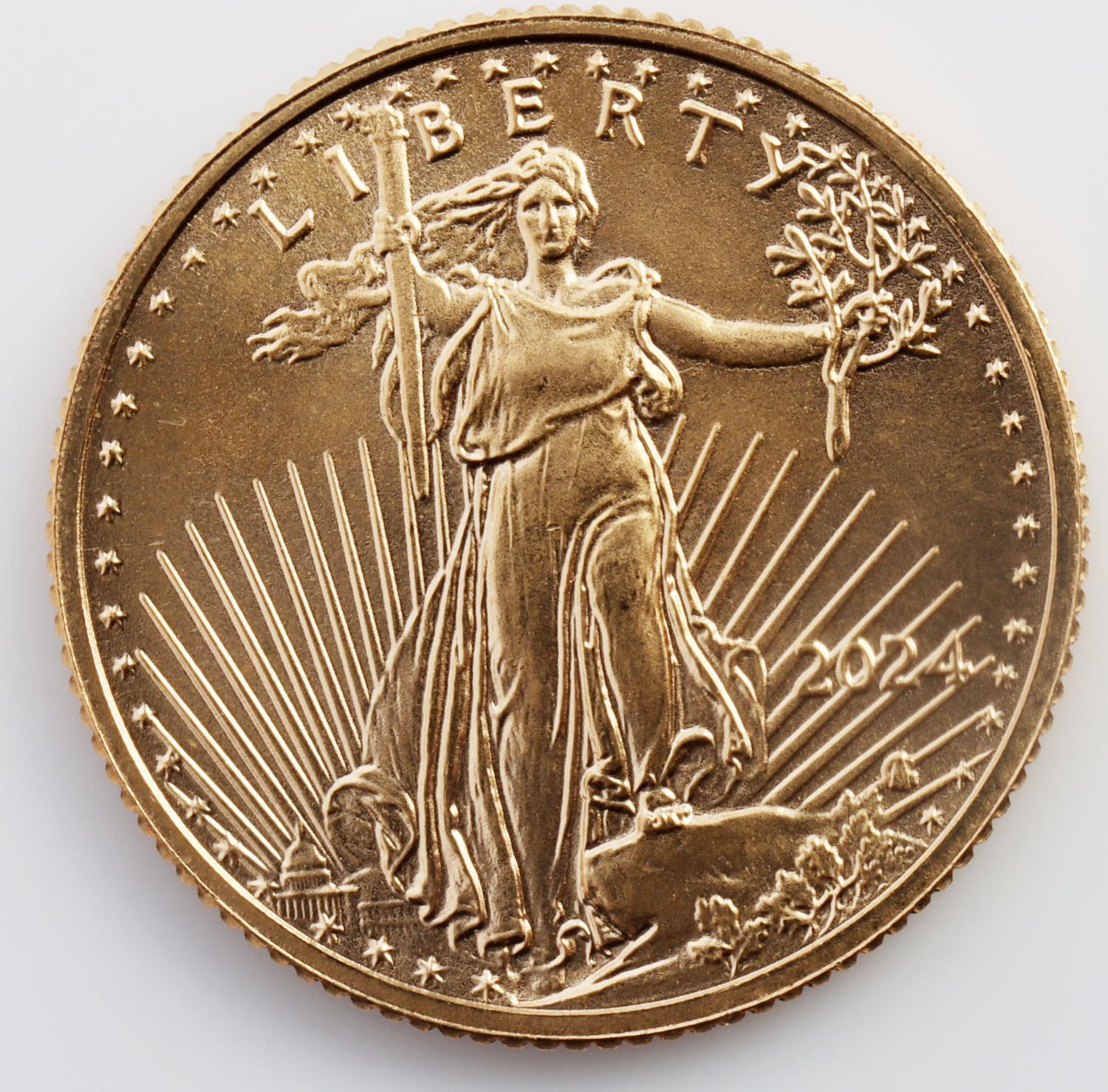 1/10TH OZ GOLD AMERICAN EAGLE COIN