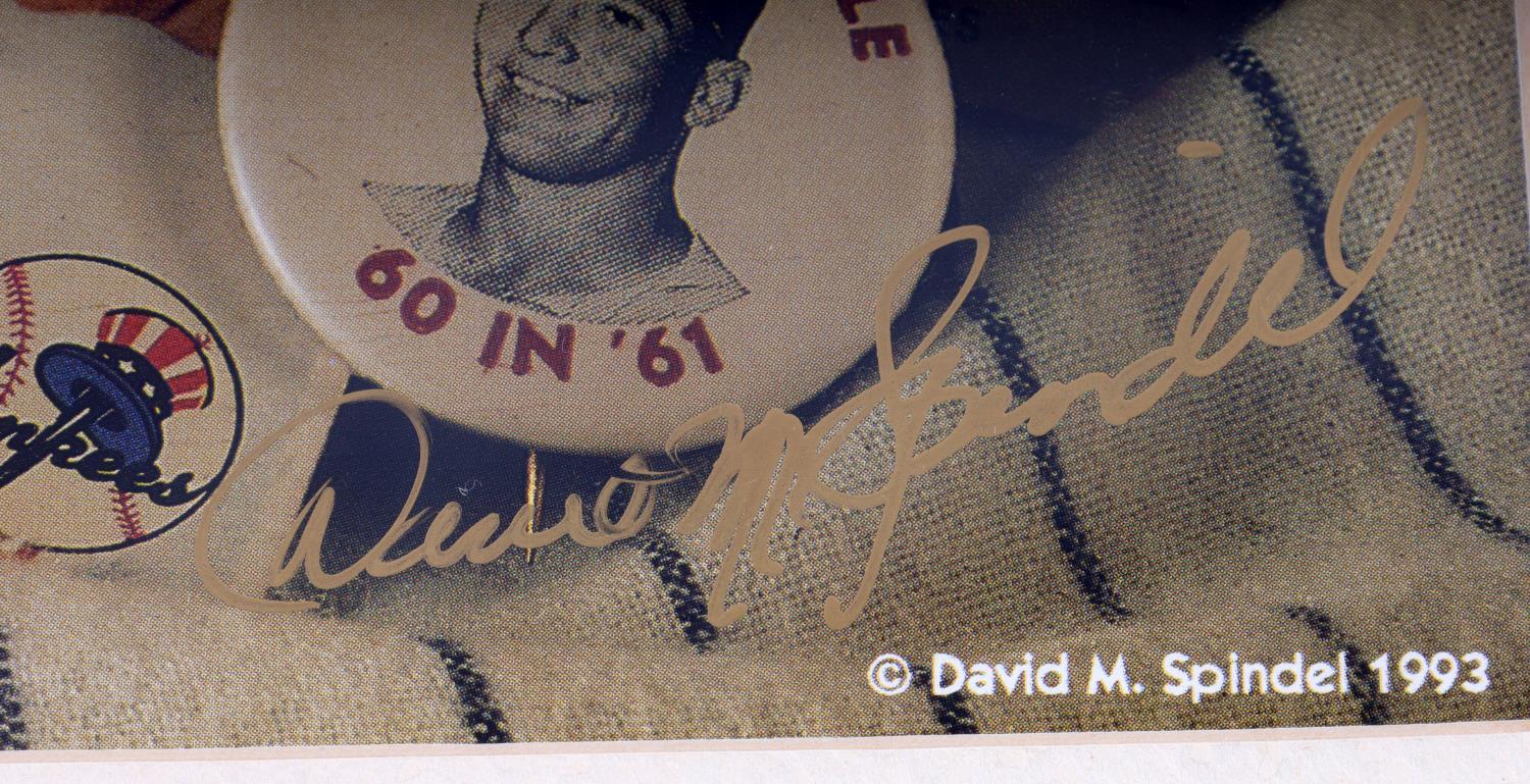 DAVID M. SPINDEL SIGNED MICKEY MANTLE THE MICK