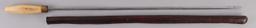 1905 TOLEDO BLADE BONE HANDLE SWORD SWAGGER STICK