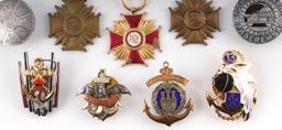 15 POSTWAR POLISH MILITARY REGIMENT BADGES LOT