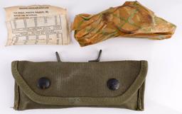 WWII US ARMY LOT M15 & HICKOK LANYARD & AMMO POUCH