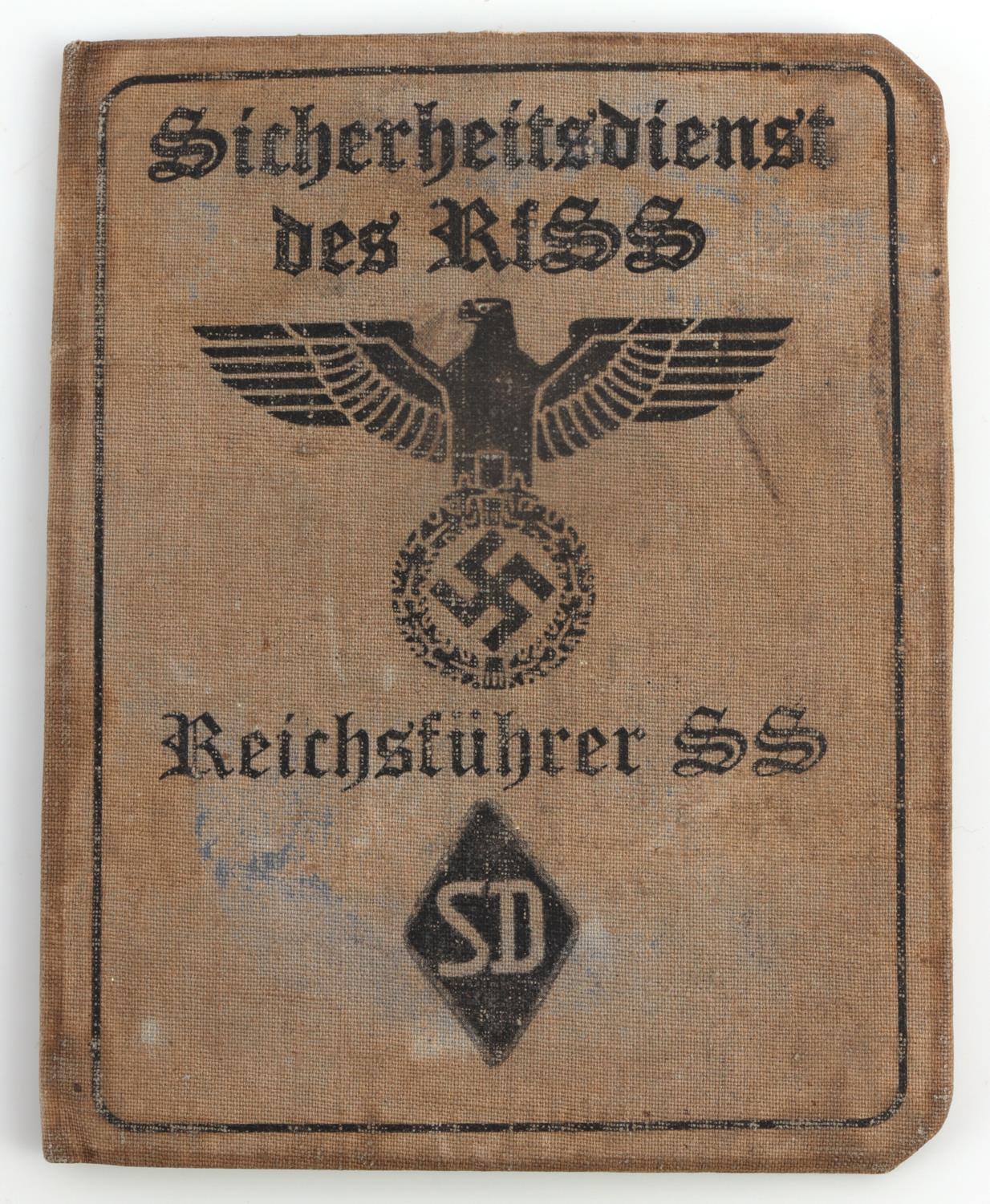 WWII GERMAN THIRD REICH AUSWISES ID BOOK LOT OF 2