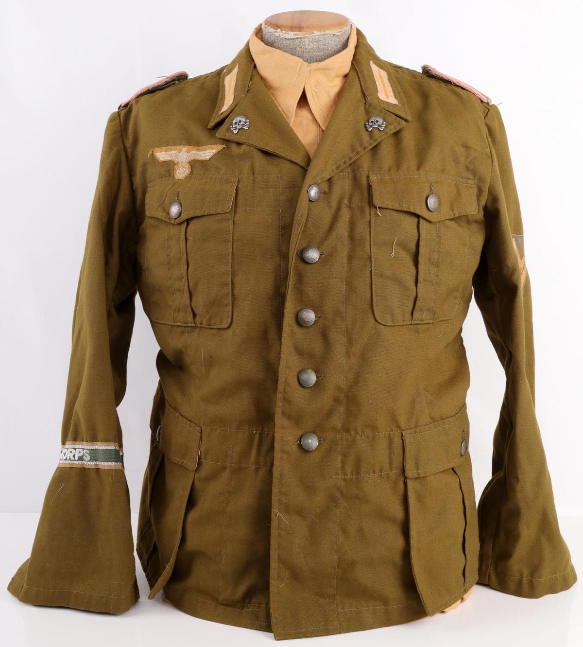 WWII GERMAN THIRD REICH AFRIKA CORPS M44 TUNIC