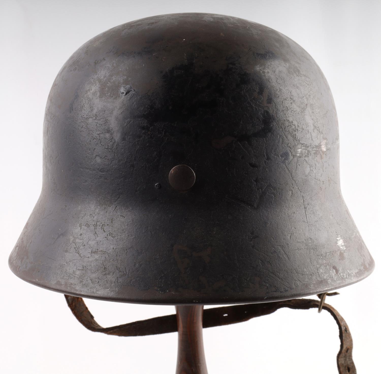 WWII GERMAN THIRD REICH M 40 HELMET W LINER