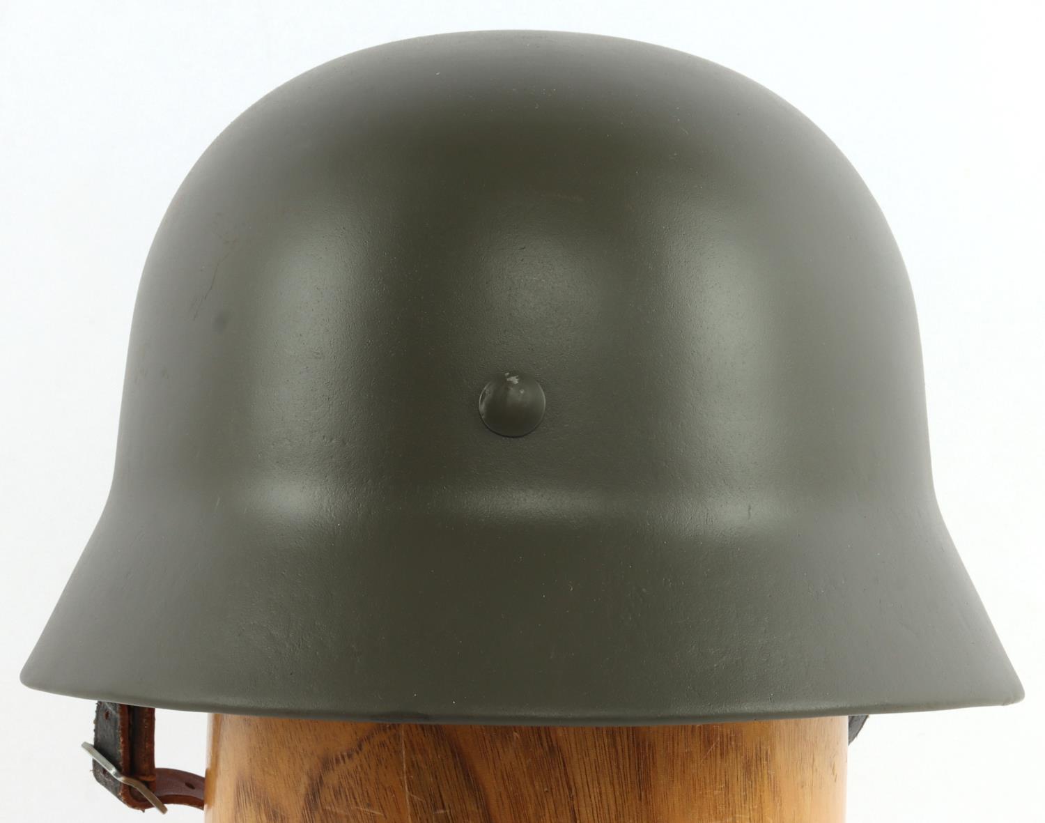 WWII GERMAN THIRD REICH M40 DOUBLE DECAL HELMET