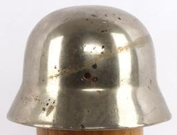 WWII GERMAN M40 STAHLHEIM PARADE HELMET SHELL