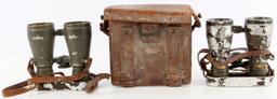 WWII GERMAN THIRD REICH BINOCULAR & CASE LOT