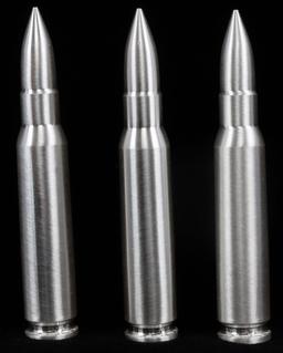 SILVER BULLET BULLION ROUND .308 CAL 6 OZ TOTAL