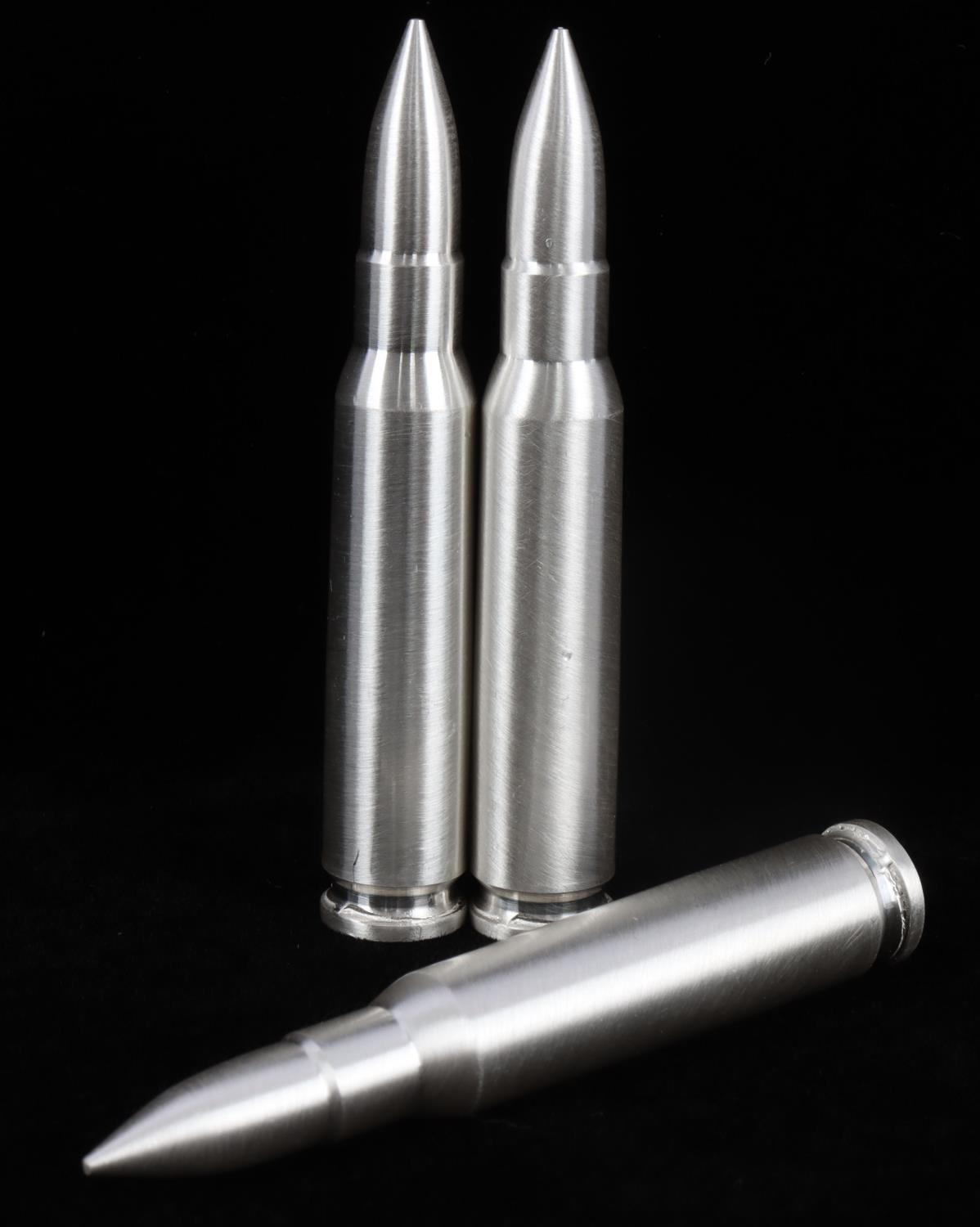 SILVER BULLET BULLION ROUND .308 CAL 6 OZ TOTAL