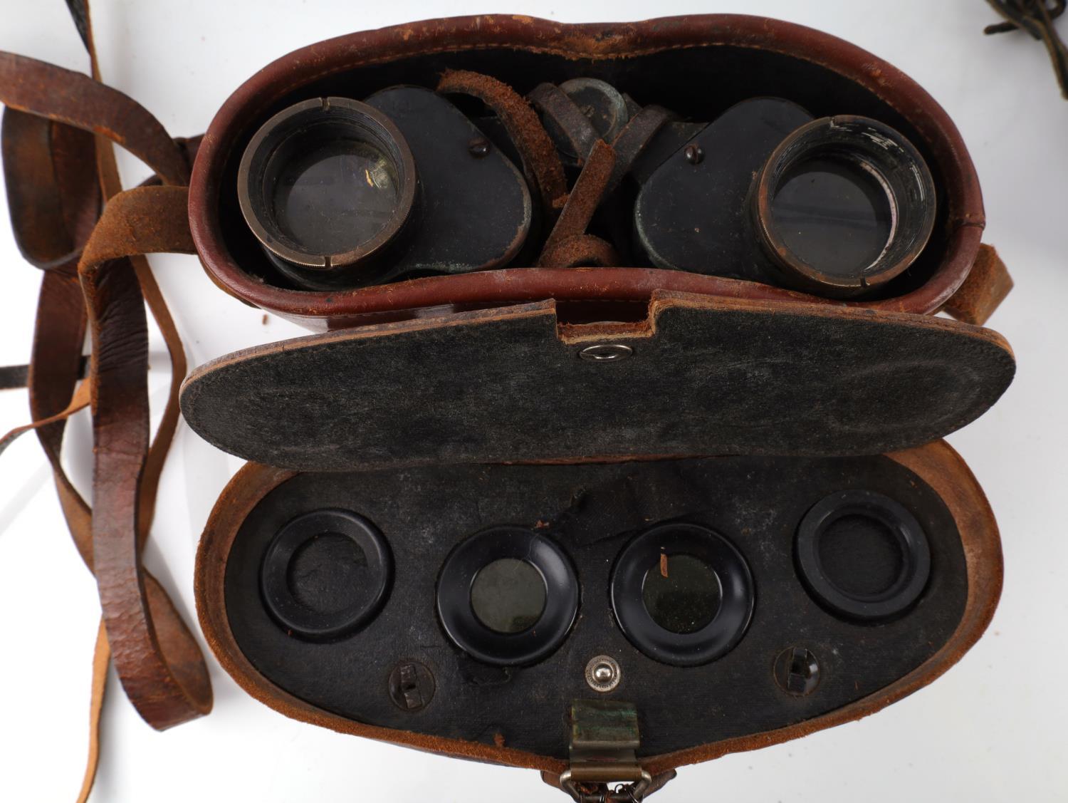 LARGE COLLECTION OF BINOCULARS FRENCH U.S. GERMAN