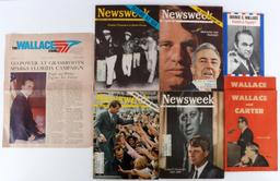 NEWSWEEK LOT FROM 1968 & GEORGE WALLACE