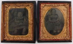 LOT OF 5 TINTYPE & AMBROTYPE PHOTOGRAPHS