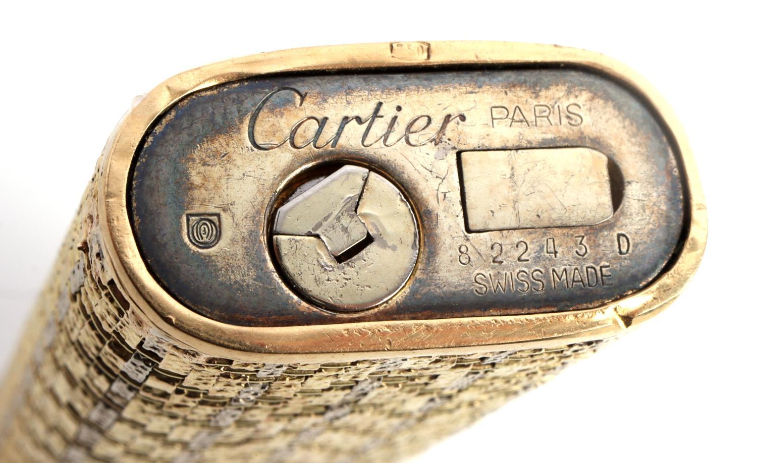 UNUSED GOLD PLATED CARTIER LIGHTER