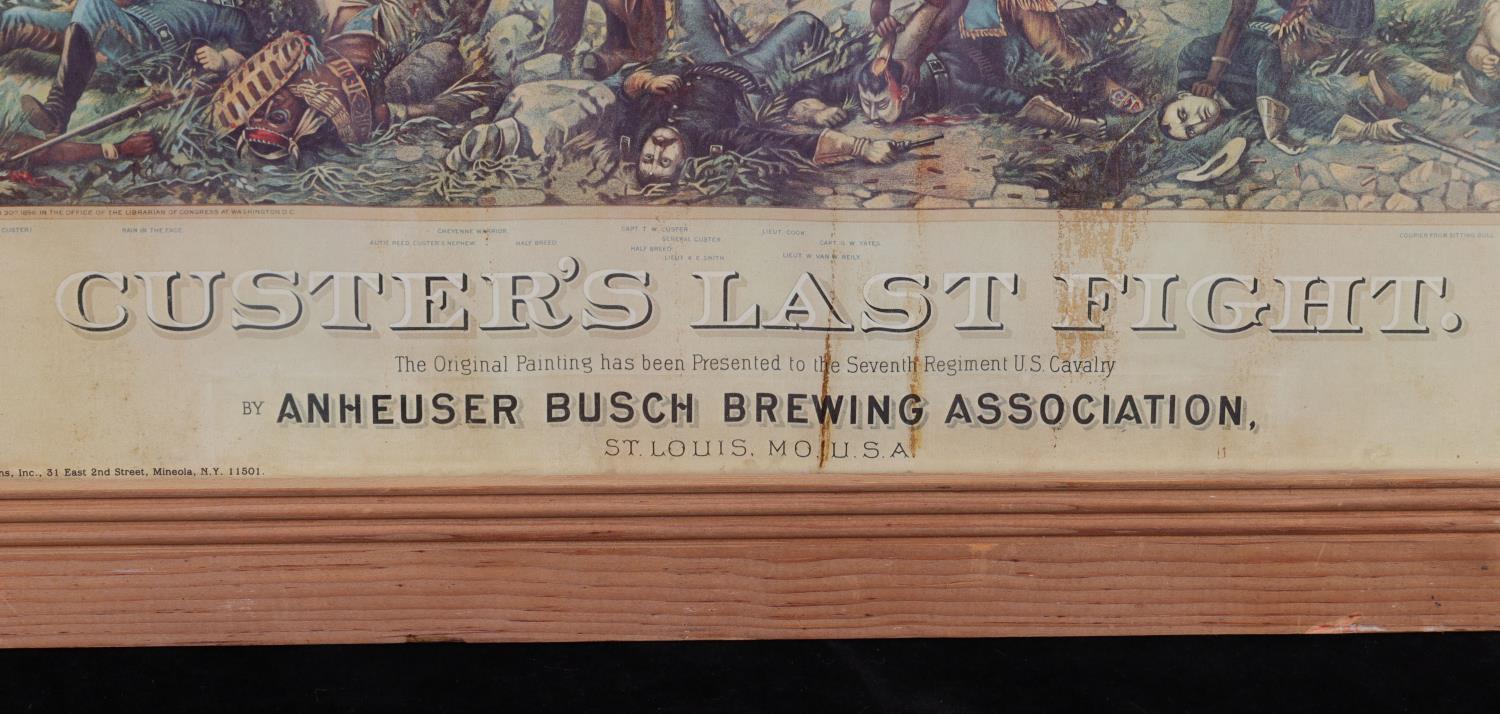 CUSTERS LAST FIGHT ANHEISER BUSCH ADVERTISING