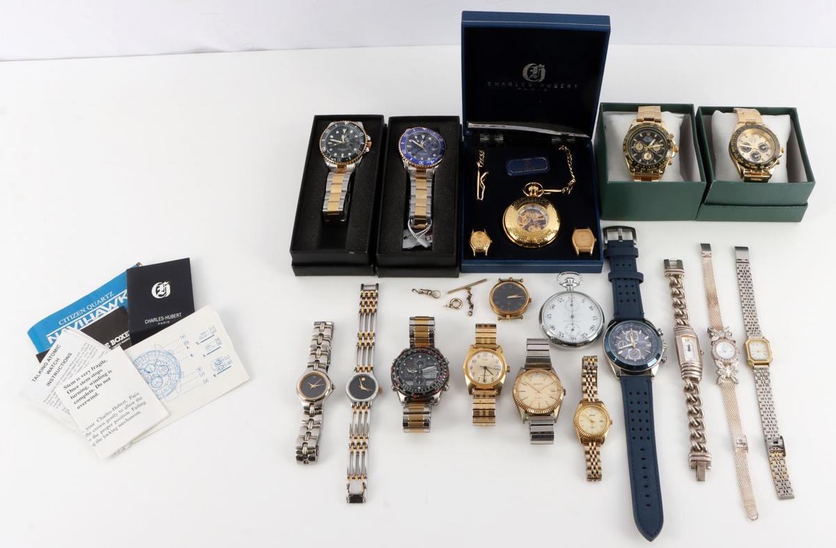 WOMANS MEN'S WATCH LOT OLEVS & OTHERS