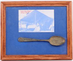 1869 SPOON DUG AT GENERAL CUSTER CAMP AT FORT HAYS