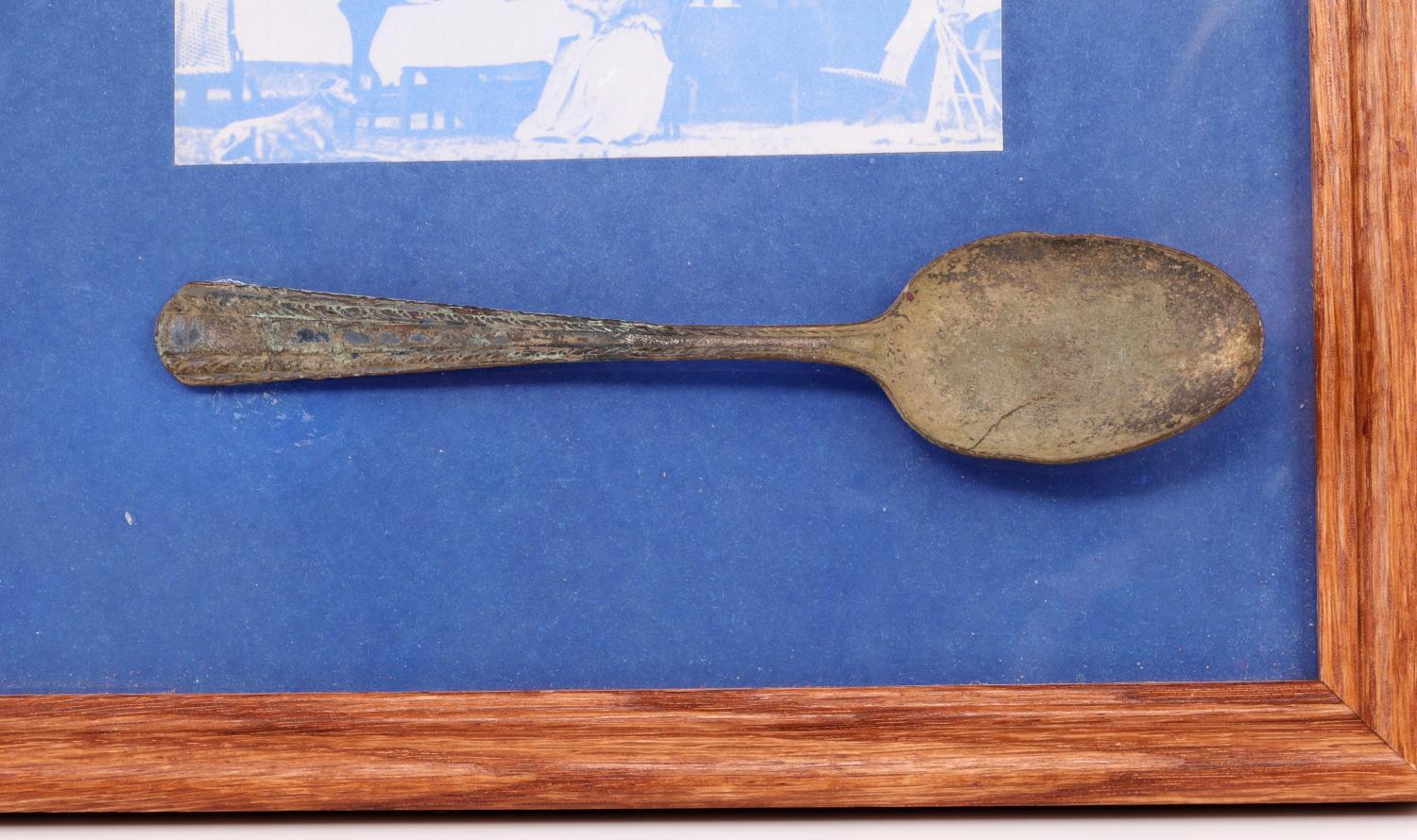 1869 SPOON DUG AT GENERAL CUSTER CAMP AT FORT HAYS