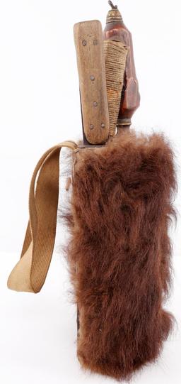 ANTIQUE BUFFALO HIDE HUNTER SKINNER PACK KIT