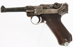 WWII GERMAN REICH PO8 LUGER SEMI AUTO PISTOL