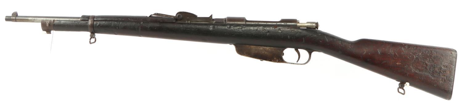 ITALIAN TERNI M38 CARCANO 6.5MM BOLT ACTION RIFLE